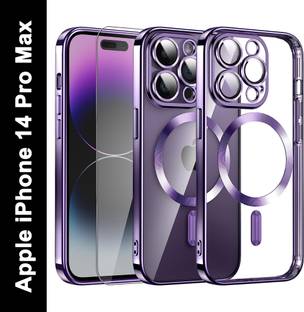 Caseex Back Cover for Apple iPhone 14 Pro Max, Caseex Electroplated Back Cover With Mag-Safe