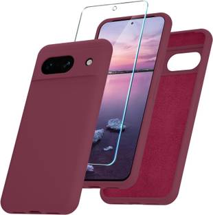 ट्रू अपग्रेड Liquid Silicone Designed Back Case Cover for Google Pixel 8a के लिए