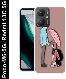 SARTOOLIYA Back Cover for Poco M6 5G, LOVE, SWEET COUPLE, CUT KIDS, GIRL, BOY, TOGETHER