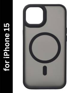 DARKFIT Back Cover for Apple iPhone 15, Frosted & Smoked Case
