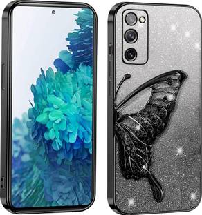 Mintzz Back Cover for SAMSUNG GALAXY S20 FE, Cute Luxury Butterfly Glitter Girls Cover