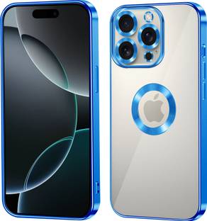 TERANCE Back Cover for Apple iPhone 16 Pro Max Luxury Electroplating Logo Cut Individual Camera Protection for