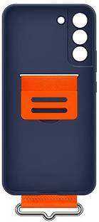 Samsung Back Cover for Samsung Galaxy S22+ Silicone Cover with Strap, Navy