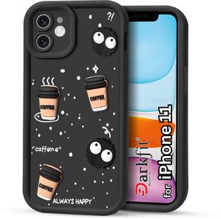DARKFIT Back Cover for Apple iPhone 11, 3D Coffee Design Case
