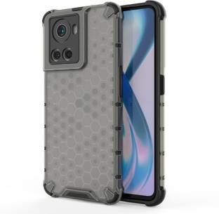 Accessories Kart Back Cover for Oneplus 10R Edge to Edge Boom Transparent Honeycomb case