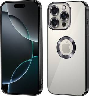 TERANCE Back Cover for Apple iPhone 16 Pro Max Luxury Electroplating Logo Cut Individual Camera Protection for