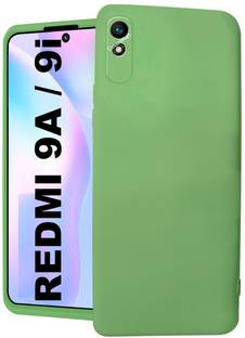 Coverskart Liquid Silicone Back Cover for Redmi 9i / Redmi 9A, Silky-Soft Touch Full Body Protection Shockproof Case