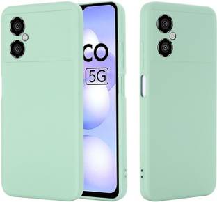 Wellchoice Back Cover for POCO M4 5G ( Liquid Silicone )