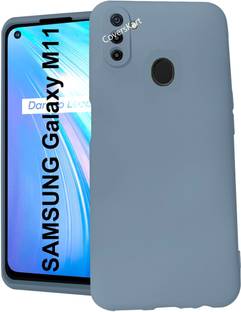 Coverskart Liquid Silicone Back Cover for Samsung Galaxy M11, Silky-Soft Touch Full Body Protection Shockproof Case