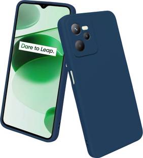 कवर्सकार्ट Back Cover Realme C35, Silky-Soft Touch Full Body Protection Shockproof Case के लिए