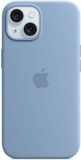 Systek Back Cover for Apple iPhone 15, iPhone 15, Silicone, Winter Blue