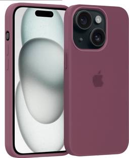 Qcase Back Cover for Apple iPhone 15 Liquid Silicone