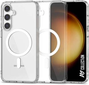 am collection Back Cover for Samsung Galaxy S24 FE Transparent Magsafe Mobile Back Cover