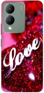 JUGGA Back Cover for vivo Y17s, V2310, LOVE, HEART, GLITTER, COUPLE, VALENTINE
