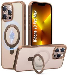 AIBEX Back Cover for Apple iPhone 13 Pro Max|Kickmag With Magnetic Ring Alloy Kickstand | Mag-Safe Compatible