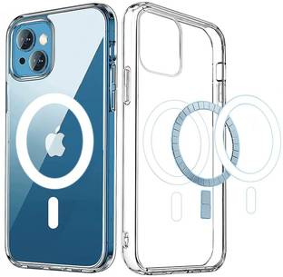 VURIOZZ Back Cover for Apple iPhone 14 Magnetic Protective Clear Case Compatible with Magsafe