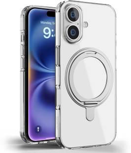 Gripp Book Cover for Apple iPhone 16 (6.1") 2024 | Clear Magsafe With Stand Case