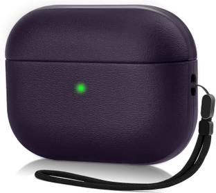 KHR Bumper Case for Apple AirPods Pro (2nd Generation) (2022) Shock-Absorbing Leather Case