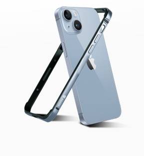 RAEGR Bumper Case for Apple iPhone 15 (6.1-Inch) 2023 Anodized Aluminum Bumper | Mag-Safe Compatible