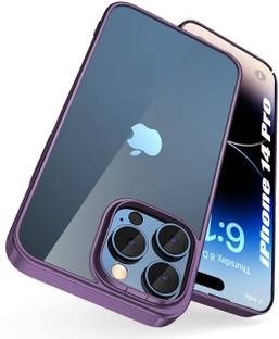 SQUIF Bumper Case for Apple iPhone 14 Pro with Camera Protection and Electroplated Frame Bumper