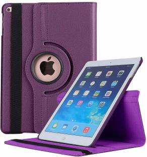 Mobilejoy Flip Cover for iPad Air 2 2014 (Model A1566 A1567) 360 Degree Rotating Flip Case Cover