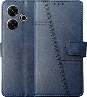 SUPER-ME Flip Cover for REDMI 13 5G | ARROW COVER | Heavy Magnet | Scratch-Free Vegan Leather | 3 Pockets