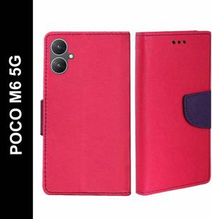 Wristlet Flip Cover for POCO M6 5G