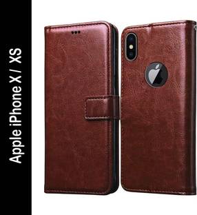 Casotec Flip Cover for Apple iPhone X, Apple iPhone XS