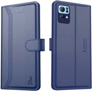 AIBEX Flip Cover for Oppo Reno 7 Pro 5G|Premium Leather Finish | Magnetic Closure | Kickstand Feature
