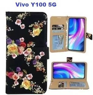 Aarov Flip Cover for Vivo Y100 5G, Vivo Y100A, Vivo T2 5G