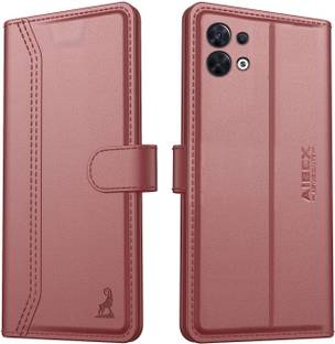 AIBEX Flip Cover for Oppo Reno 8 5G| Premium Leather Finish | Magnetic Closure | Kickstand Feature | Shockproof