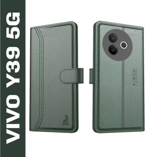 AIBEX Flip Cover for Vivo Y39 5G|Premium Leather Finish | Magnetic Closure | Kickstand Feature | Shockproof