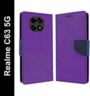 Wristlet Flip Cover for Realme C63 5G
