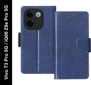 SBMS Flip Cover for Vivo T3 Pro 5G, iQOO Z9s Pro 5G Back Cover Case with Magnatic Closure