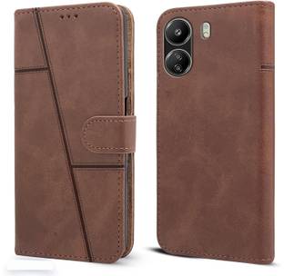 Shining Stars Flip Cover for Poco C65