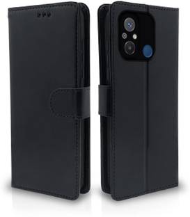 Juberous Flip Cover for Redmi 12C, Poco C55
