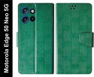 SBMS Flip Cover for Motorola Moto Edge 50 Neo 5G Back Cover Case with Magnatic Closure