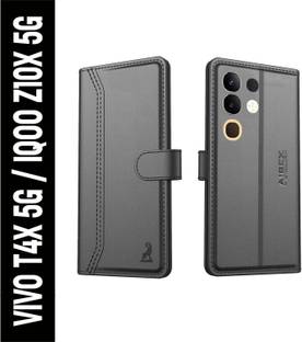 AIBEX Flip Cover for Vivo Y31 Pro 5G / Vivo T4X 5G / IQOO Z10X 5G |Premium Leather Finish | Magnetic Closure