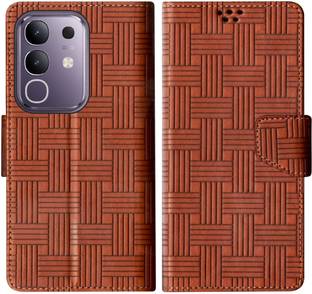 SBMS Flip Cover for Vivo T4x 5G / iQOO Z10x 5G Back Cover Case with Magnatic Closure