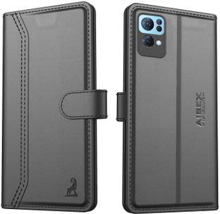 AIBEX Flip Cover for Oppo Reno 7 Pro 5G| Premium Leather Finish | Magnetic Closure | Kickstand Feature