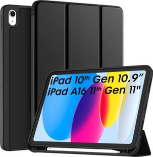 Robustrion Flip Cover for iPad A16 11th Generation 11 inch, iPad 10th Gen 10.9 inch