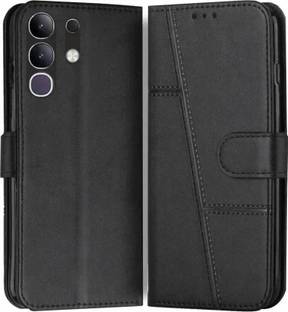 FoneShield Flip Cover for Vivo Y31 Pro 5G / Vivo T4x 5G / iQOO Z10X 5G, |Premium Leather| Built-in Stand| Card Slots