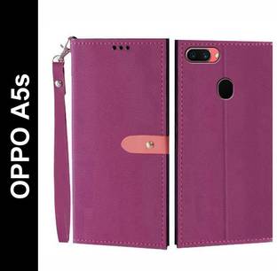 Krofty Flip Cover for Oppo A5s