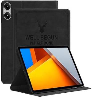 Proelite Flip Cover for Poco Pad 12.1 inch, Deer Flip case Cover with Pen Holder [Auto Sleep Wake Feature]