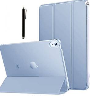 Proelite Flip Cover for iPad (A16) 11th/10th Gen (2025/2022) Cover Case, Transparent Smart case with Stylus Pen