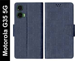 SBMS Flip Cover for Motorola Moto G35 5G Back Cover Case with Magnatic Closure