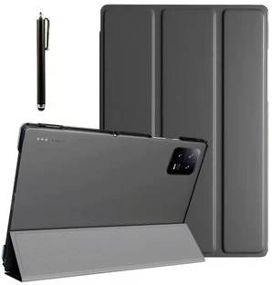 Proelite Flip Cover for Xiaomi Mi Pad 6 Case Cover 11 inch Flip Stand Cover with Transparent Back & Stylus Pen