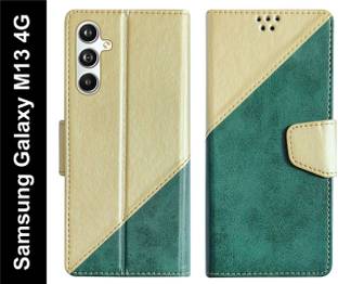 SBMS Flip Cover for Samsung Galaxy M13 4G Back Cover Case with Magnatic Closure