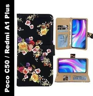 Aarov Flip Cover for Mi A1 Plus, Poco C50