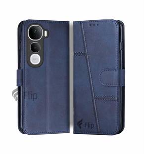 iFlip Flip Cover for Vivo Y400 PRO, Card Pockets Wallet & Stand